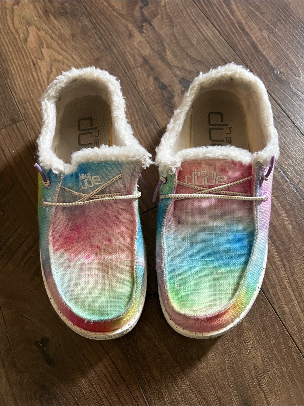 Hey Dude Wendy Y4 Rainbow Dreamer Shoes